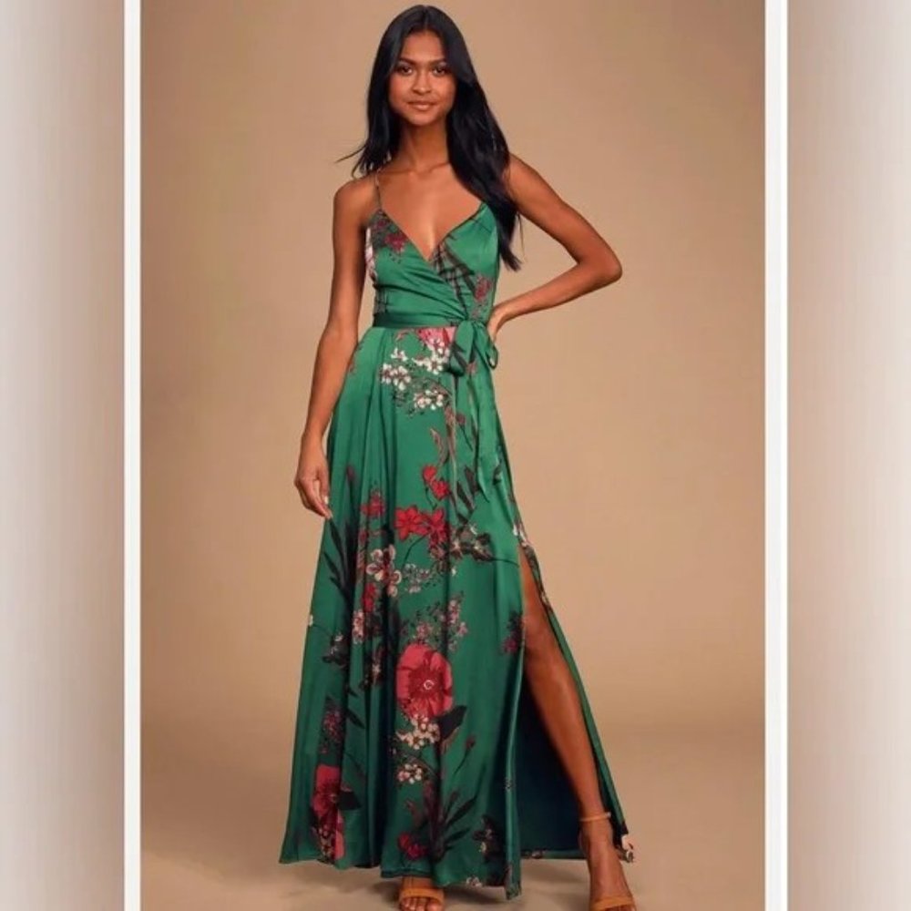 Lulu's Emerald Still the One dress Small